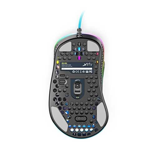 Xtrfy M4 RGB Wired Optical Gaming Mouse, USB, 400-16000 DPI, Omron Switches, 125-1000 Hz, Adjustable RGB, Blue