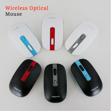 Wireless Computer Optical Mouse in different color options