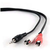 AUDIO JACK TO RCA CABLE IGGUAL MALE TO MALE CONNECTOR