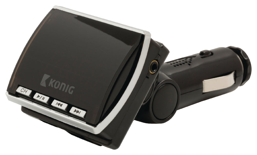 König FM Audio Transmitter 3.5 mm Black