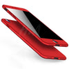 Full Cover Protective Phone Case For iPhone X  With Glass