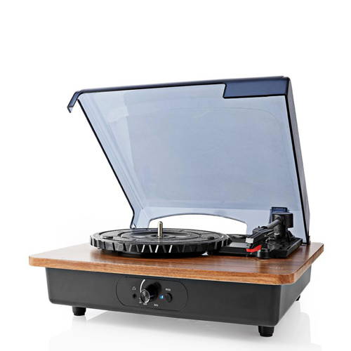 Turntable | 9 W | Bluetooth ® | Dust Cover | Brown