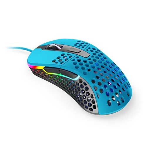 Xtrfy M4 RGB Wired Optical Gaming Mouse, USB, 400-16000 DPI, Omron Switches, 125-1000 Hz, Adjustable RGB, Blue