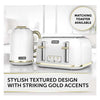 Breville VKT185 Flow Collection Jug Kettle | 1.7 L | 3kW Fast Boil | White & Gold
