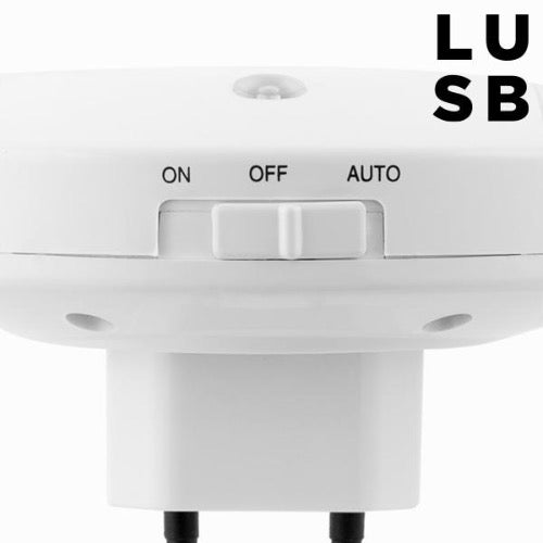 Lusb USB Charger Adapter with 2 in 1 LED